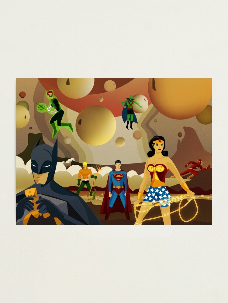 Alternate view of Classic Justice Team! |  Photographic Print