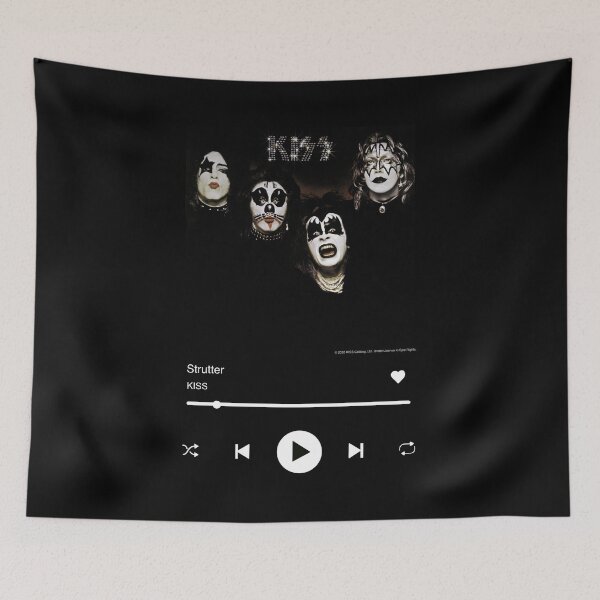Item preview, Strutter Kiss Album Music Player Dark designed and sold by Sunny Collections.