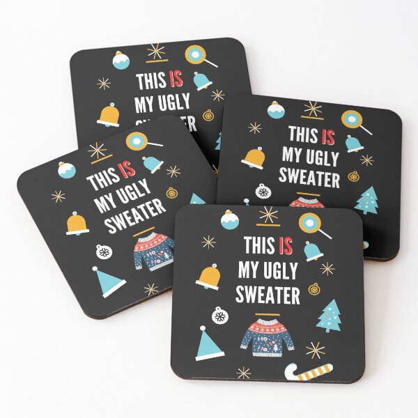 Item preview, This IS my Ugly Sweater Bl Bk designed and sold by CharWilcox.