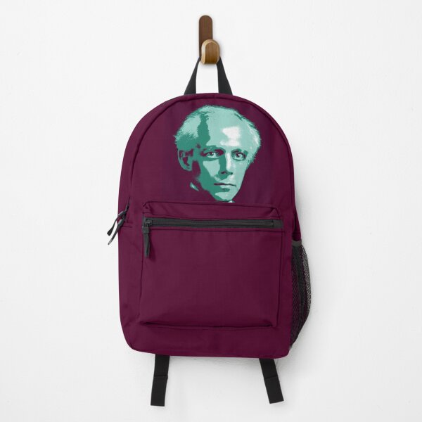 Item preview, Béla Bartók Teal Burgundy Portrait designed and sold by zavadadesigns.
