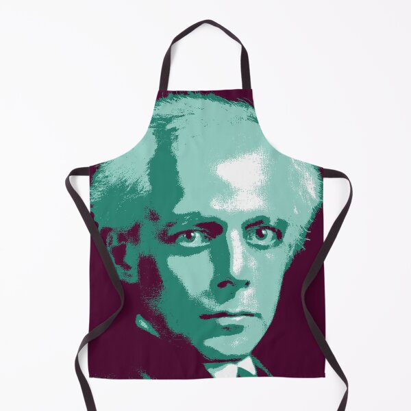 Item preview, Béla Bartók Teal Burgundy Portrait designed and sold by zavadadesigns.