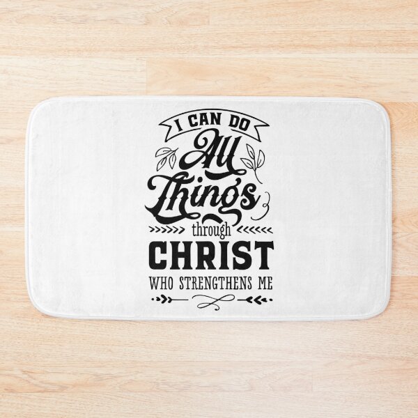 Item preview, I Can Do All Things Through Christ Who Strengthens Me Motto (Positive Believer) designed and sold by OneCherubim.