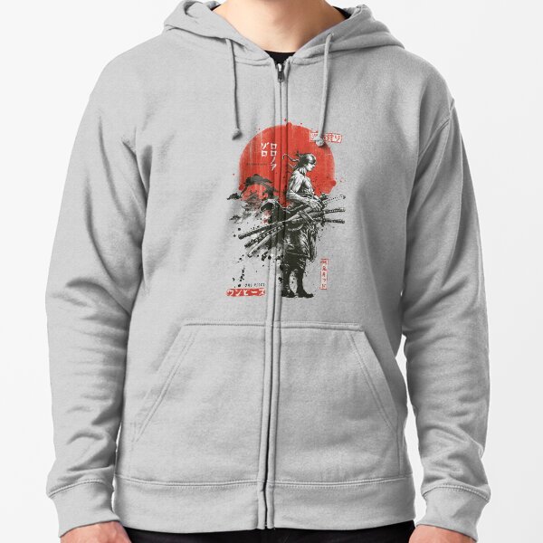 Roronoa Zoro - One Piece Zipped Hoodie