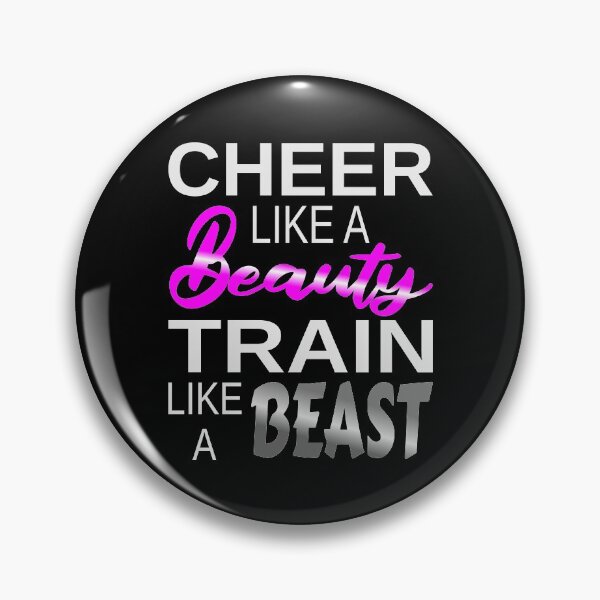 Item preview, cheer like a beauty train like a beast-sport mom quotes-sport mom  designed and sold by khalidelk.
