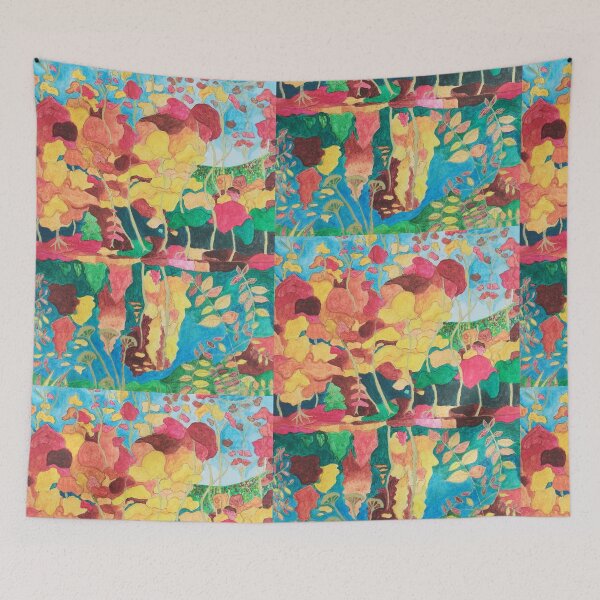 Item preview, Autumn rainbow River painting  designed and sold by esvb.