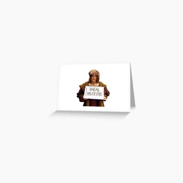 richard iii horrible histories outline sticker Greeting Card
