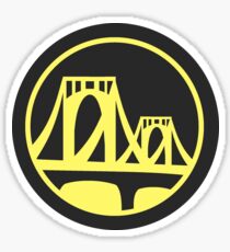 Pittsburgh Roberto Clemente Bridge Yellow Sticker
