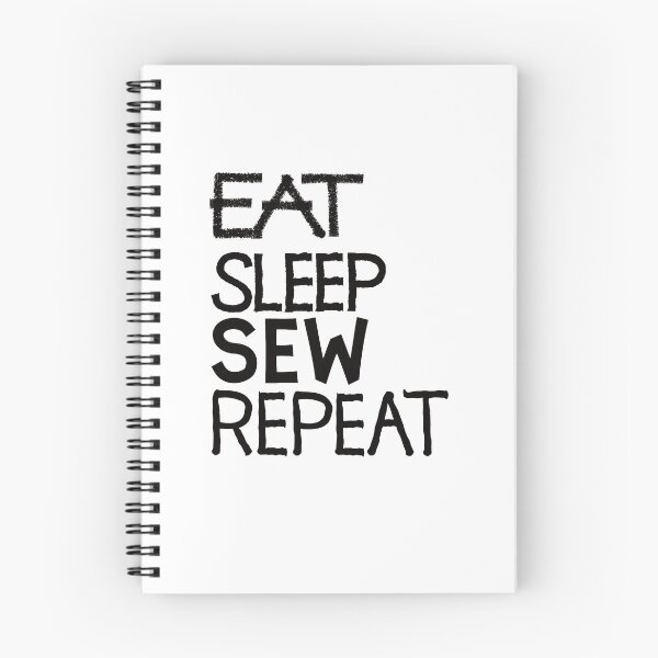 Item preview, Eat sleep sew repeat designed and sold by ReluctantChickn.