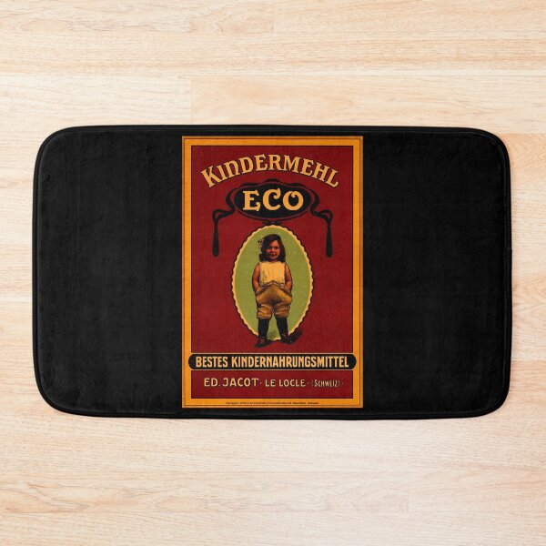 Item preview, retro kindermehl eco bestes kindernahrungsmittel designed and sold by CorasPosters.