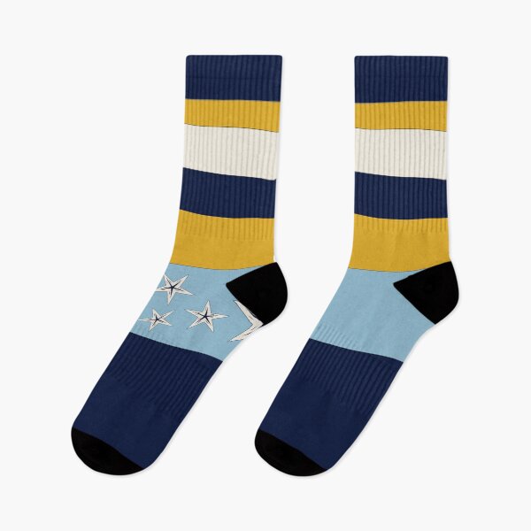 Item preview, Stripes in yellow, blue, beige, and light blue. Minimalist pattern. Stars designed and sold by ArtBIU.