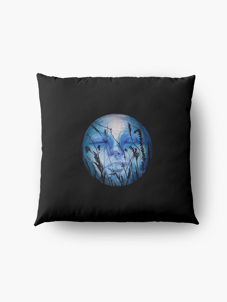 Alternate view of Blue Moon Floor Pillow