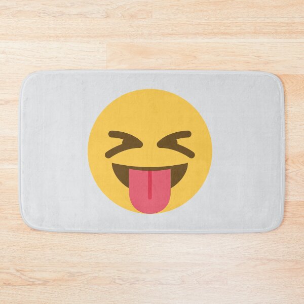 Item preview, Laughing Face With Tongue designed and sold by Stitchmoji.