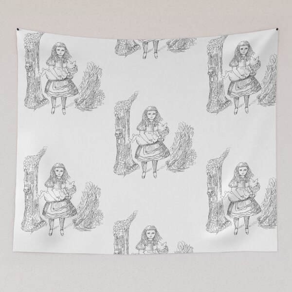 Item preview, Alice and the Pig Baby, Alice in Wonderland, TeresaTown at Redbubble, 2020 designed and sold by Mark Stansberry.