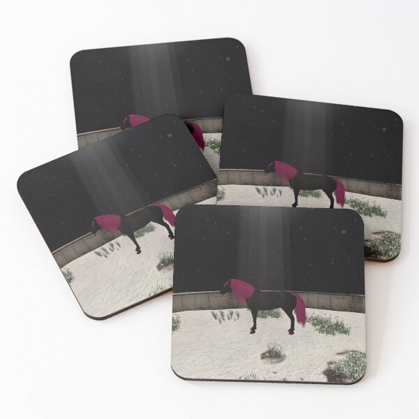 Item preview, Pink and black horse avatar designed and sold by The Poette.