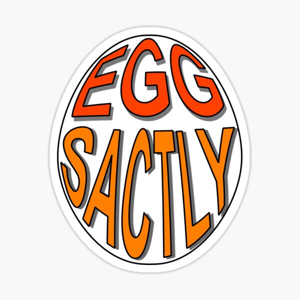 Item preview, Eggsactly Egg Typography designed and sold by Almdrs.