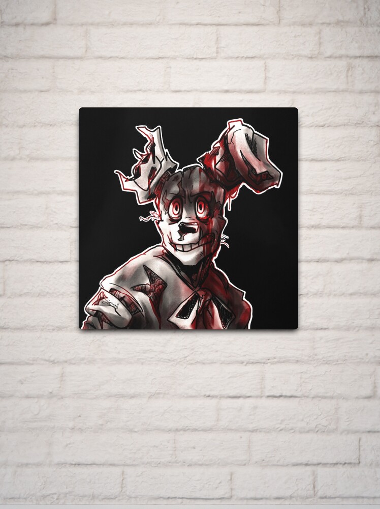 FNAF Spring Trap Metal Print for Sale by Sciggles