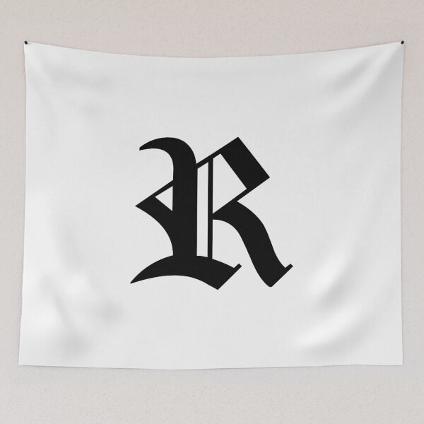 Item preview, R – Old English Initial Black Letter R designed and sold by Typeglyphs.