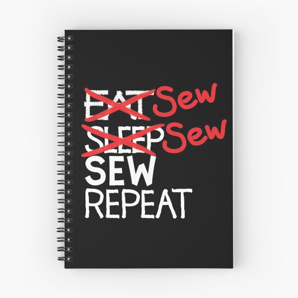 Item preview, Sew sew sew repeat designed and sold by ReluctantChickn.