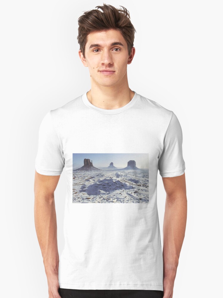 Alternate view of Monument Valley in the snow Slim Fit T-Shirt