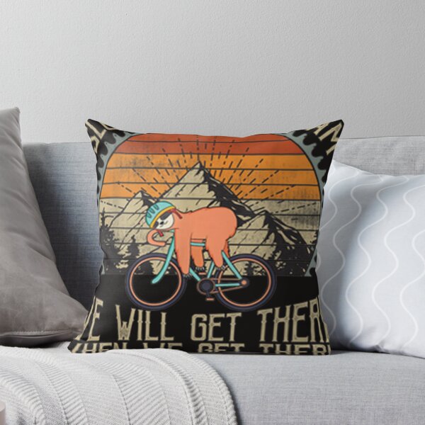 Item preview, Sloth Cycling Vintage-We Will Get There When We Get There designed and sold by StreetArtPro.