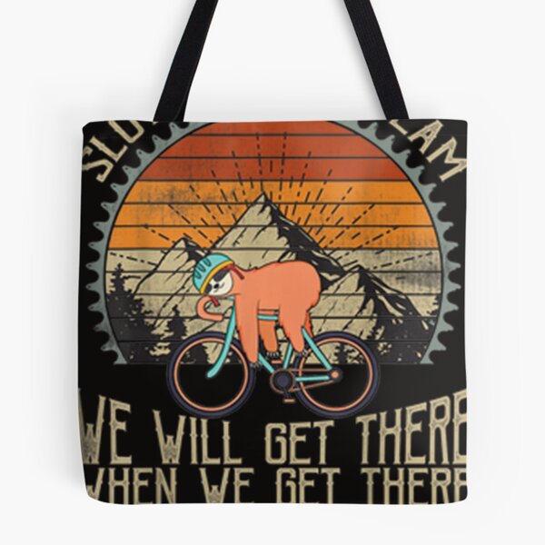 Item preview, Sloth Cycling Vintage-We Will Get There When We Get There designed and sold by StreetArtPro.