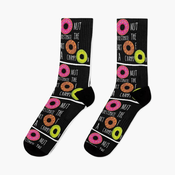 Item preview, Donut underestimate the heart of a champion designed and sold by UnboundFull.