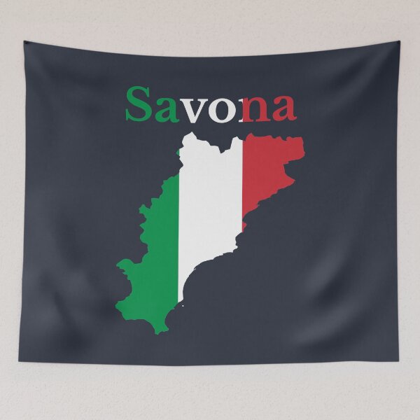 Artikelvorschau, Provinz Savona Karte, Italienische Provinz. entworfen und verkauft von marosharaf.