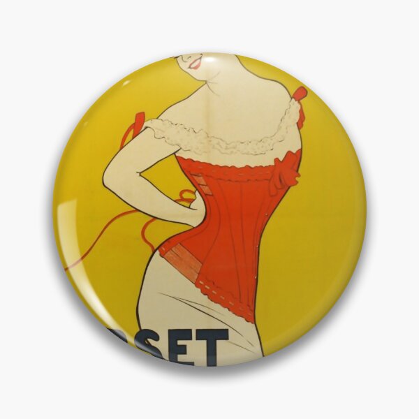 Item preview, retro corset le furet maintient mais ne comprime pas             designed and sold by CorasPosters.