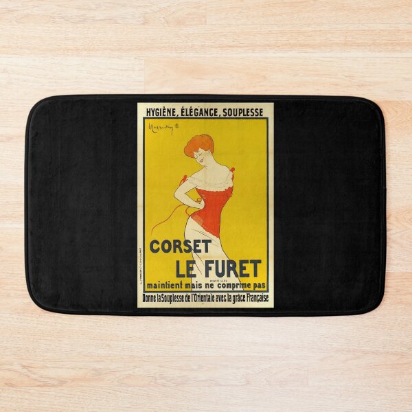Item preview, retro corset le furet maintient mais ne comprime pas             designed and sold by CorasPosters.