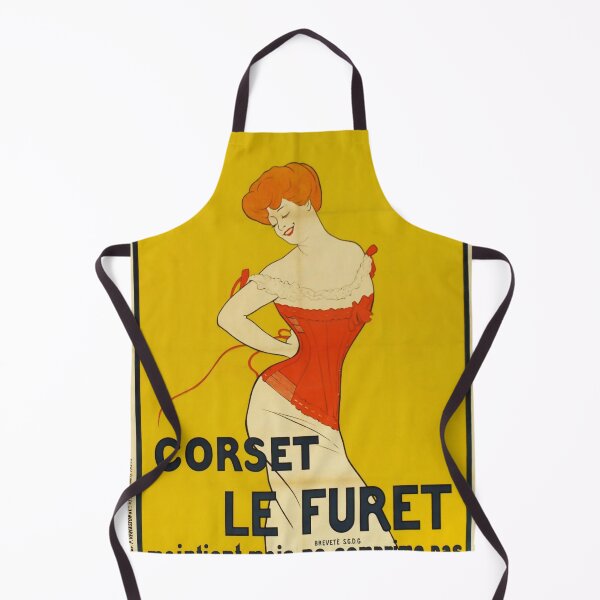 Item preview, retro corset le furet maintient mais ne comprime pas designed and sold by CorasPosters.