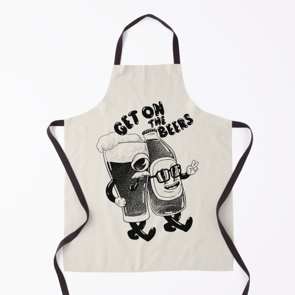 Item preview, Get on the Beers (for White) designed and sold by Any Color Designs.