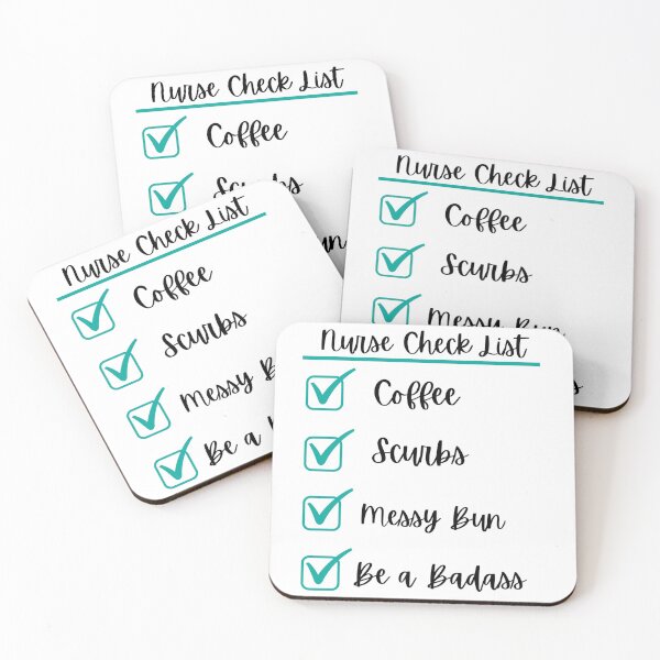 Item preview, Nurse Check List designed and sold by TheCuteCreation.