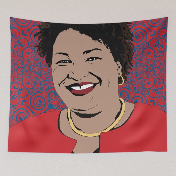 Item preview, Stacey Abrams, feminist icon designed and sold by candhdesigns.