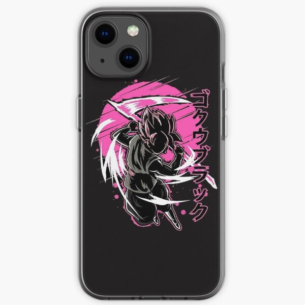 Black goku iPhone Soft Case