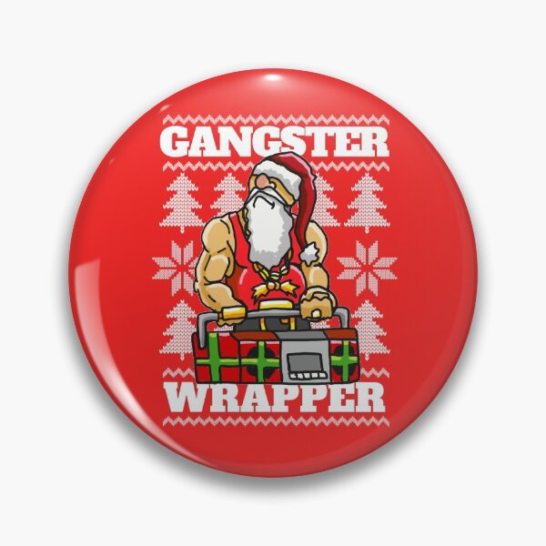 Item preview, Gangsta Gangster Rap Christmas Theme - Ugly Christmas Hip Hop themed for the Holiday Season designed and sold by sketchNkustom.