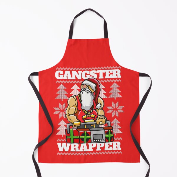 Item preview, Gangsta Gangster Rap Christmas Theme - Ugly Christmas Hip Hop themed for the Holiday Season designed and sold by sketchNkustom.