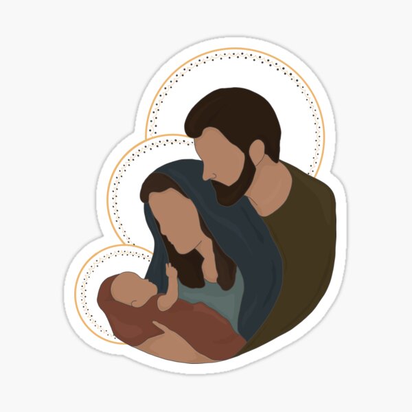 The Holy Family Sticker