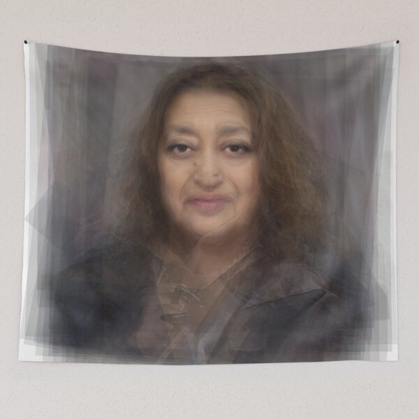 Item preview, Zaha Hadid Portrait Overlay designed and sold by Steven Socha.