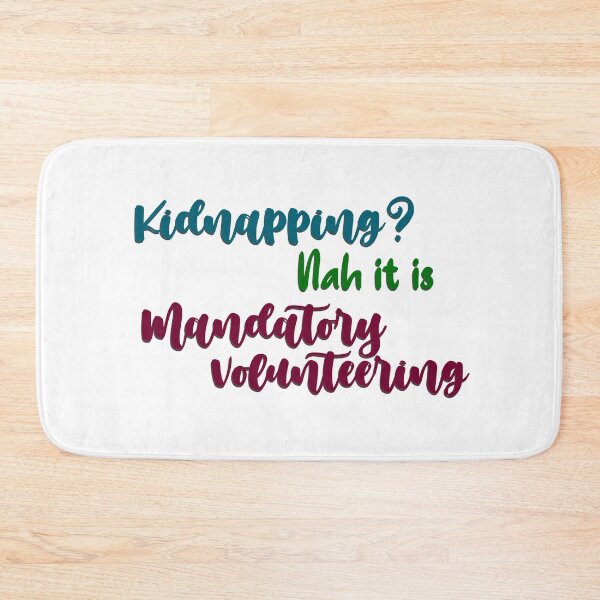 Item preview, Mandatory volunteering  designed and sold by Cloud Five.