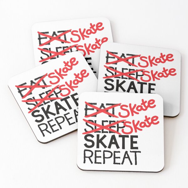Item preview, Skate skate skate repetir designed and sold by ReluctantChickn.