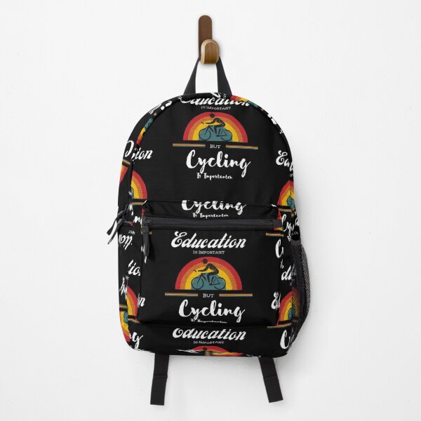 Item preview, Education is Important but Cycling is Importanter Retro Funny designed and sold by maxwang0802.