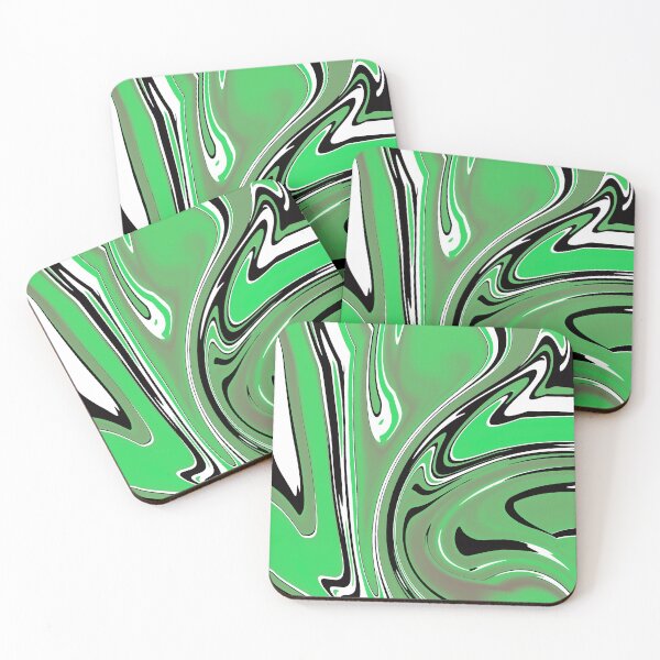 Item preview, Green & Black Marble designed and sold by Katherine Rilling.