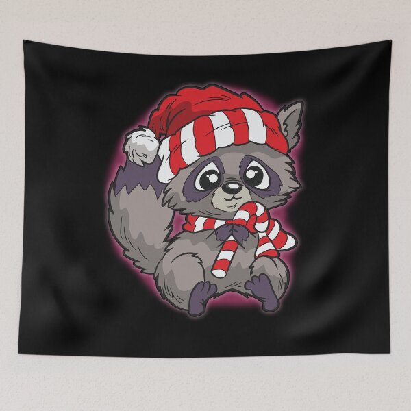 Item preview, Christmas Racoon designed and sold by Moonpie90.
