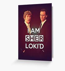 Sher Loki'd II Greeting Card