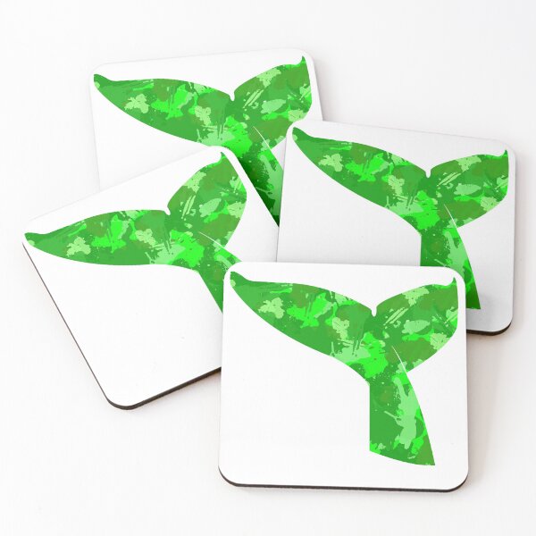 Item preview, Green Whale Tail designed and sold by Jayda Bruce.