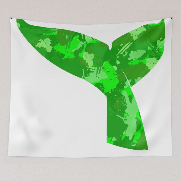 Item preview, Green Whale Tail designed and sold by Jayda Bruce.