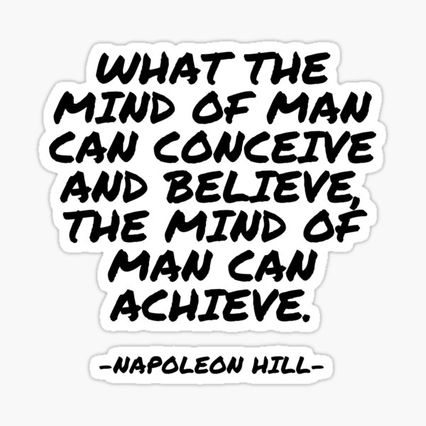 Napoleon Hill Stickers for Sale