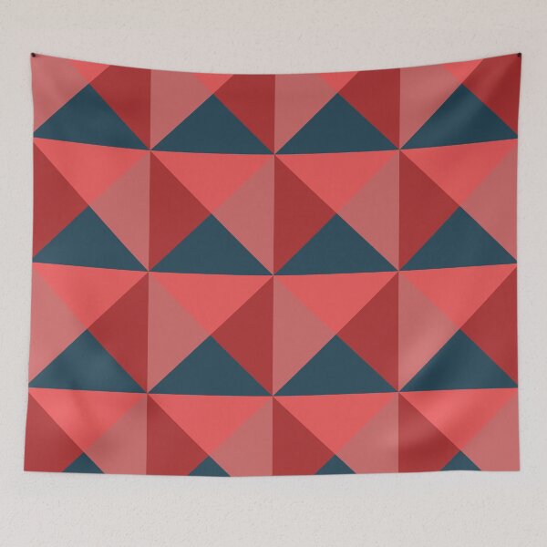 Item preview, Minimalistic Geometric Triangle Colored Pattern designed and sold by Masayakana.