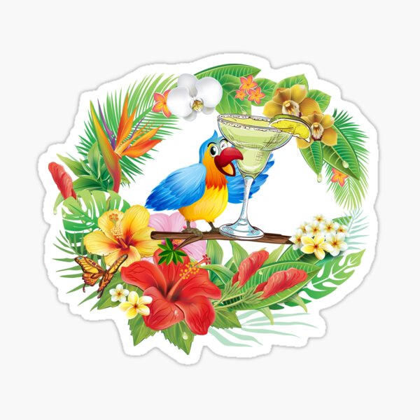 Parrot Head Decal Sticker Jimmy Buffett For Cars Trucks - Temu