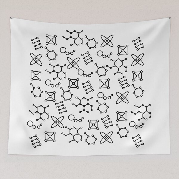 Item preview, Molecules Pattern designed and sold by rubenarocho.